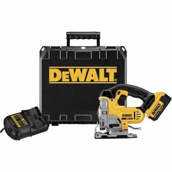 

Dewalt dc 331m1 20v max lithium ion cordle jig aw tool kit