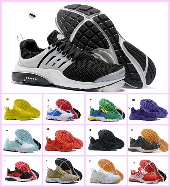 

2019 Presto Running Shoes Men Women Ultra BR QS Yellow Pink Prestos Black Air White Oreo Outdoor Jogging Mens Trainers Sneakers Size 36-46