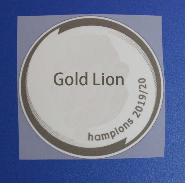 

pl soccer patch pl gold patch 2019/20 premmier and leaggue plastic warpping soccer badge selling