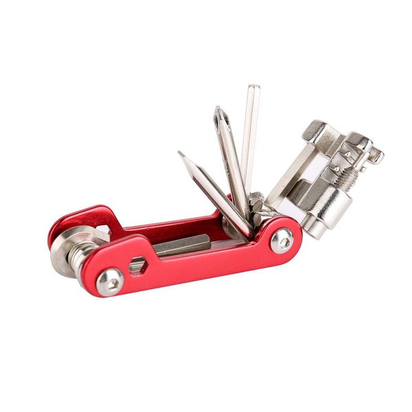 

multifunctional bicycle repair tools maintenance kit folding wrench bike chain tools mal999