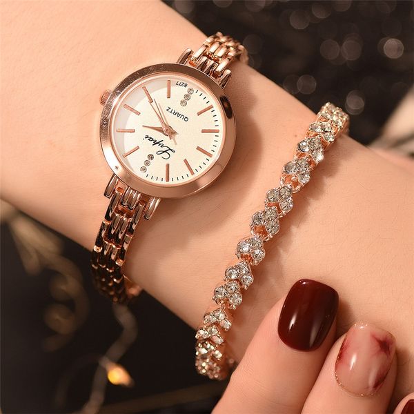 

fashion women's watch casual quartz stainless steel bracelet watch analog diamond bracelet women's montre y20, Slivery;brown