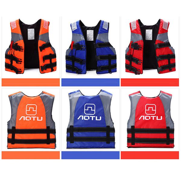 

child professional swimming lifejacket survive rescue life saving vest life-saving jackets for water sports swimming snorkeling