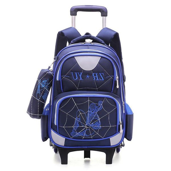 

2019 brand boy knapsack climb the stairs luggage cartoon 5-10 year old child school bag students children travel