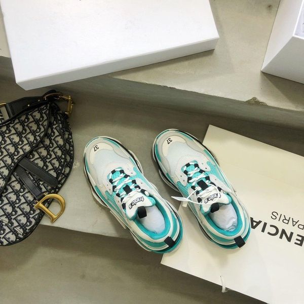 

triple s clear sole sneakers, r brand casual sneakers, stylish flat-bottomed comfort, size 35-45, with original box,qq