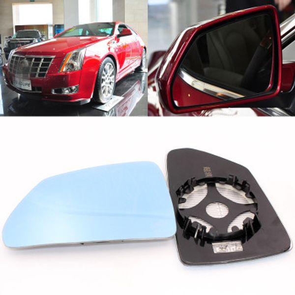 

for cadillac cts large vision blue mirror anti car rearview mirror heating wide-angle reflective reversing lens