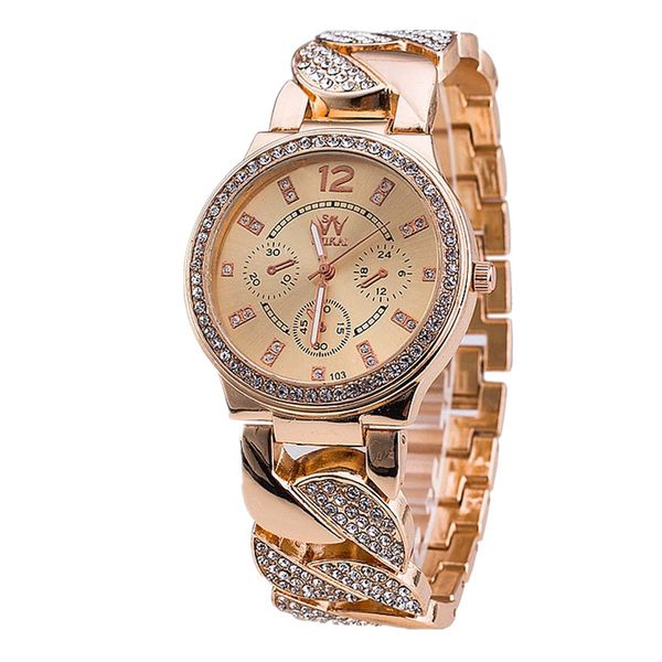 

new no geneva logo watch rhinestone rose gold stainless steel quartz women wristwatches 50pcs/lot for christmas, Slivery;brown