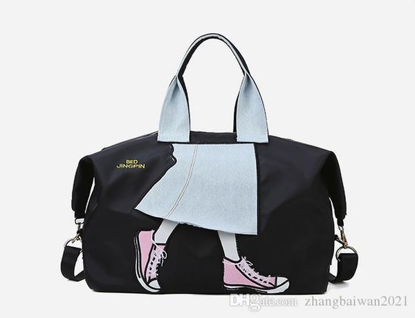 

ms. nylon travel fitness bag new fashion women's shoulder bag joker casual large capacity portable creative bag