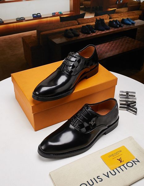 

формальные мужчины платье обувь из натуральной кожи классический акцент обувь квартиры оксфорды для свадьбы офис бизнес, Black