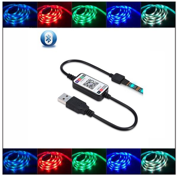 

беспроводная мини-wifi диммируемого контроллер rgb led bluetooth music app контроллер для 5050 3528 strip light модулей