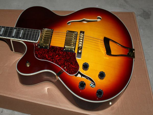 

Левша Л-5 классический джаз гитара золото аппаратные Китай гитары лучшие музыкальные инструменты