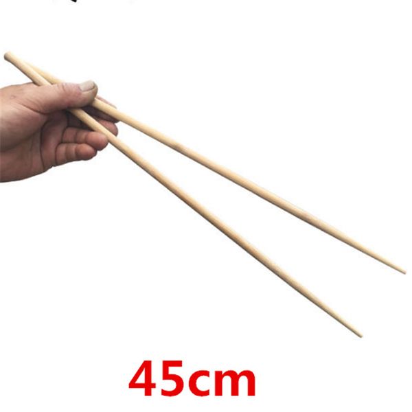 

45cm long big pot noodles chopsticks restaurant chef used wooden bamboo japanese fried chopstick chinese style food sticks