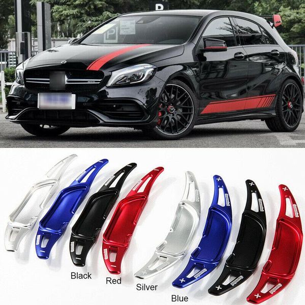 

steering wheel aluminum shift paddle shifter extension for benz amg a45 2016-19