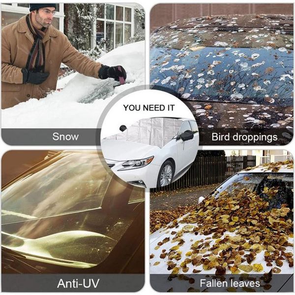 

universal car windshield snow cover sunshade ice rain dust frost guard b88
