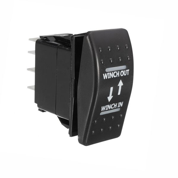 

12v 20a 7 pins car winch in winch out on -off-on rocker switch momentary led