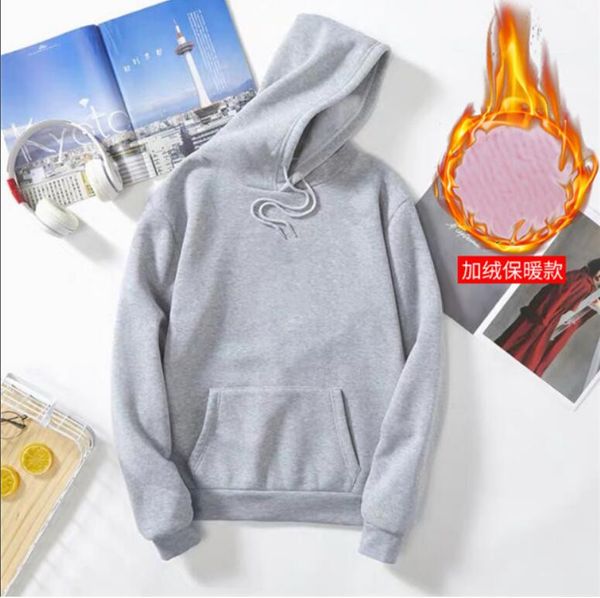 

2019 new ln9305 spring brand men's fleece sweatshirts long sleeve autumn casual blouse cotton sweatshirt hoodies men's clothing, Black