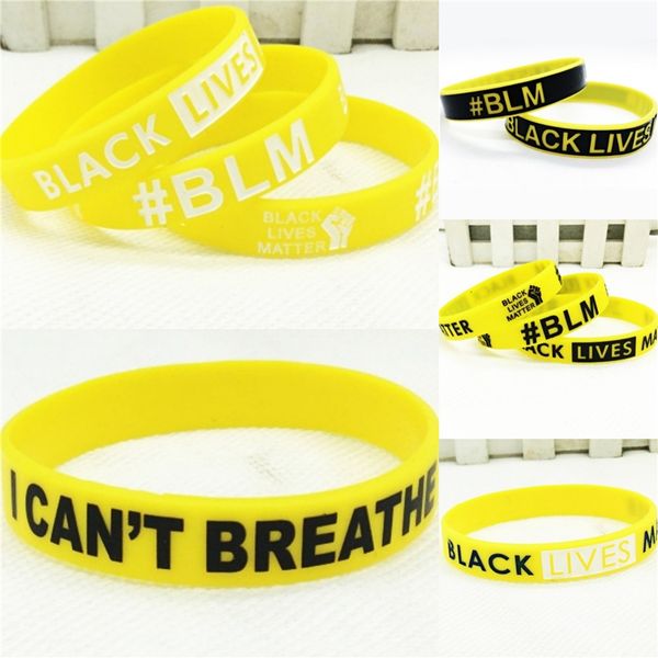 

black lives matternew fashion unicorn silicone bracelet charm sports wristband home party jewelry lovely gifts decoration #309