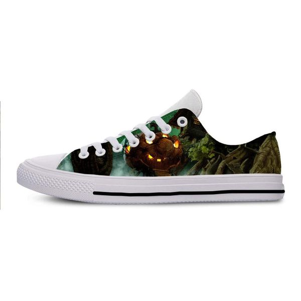 

2020 cool fashion scary halloween women men summer sneakers all hallows' day lightweight shoes, Black