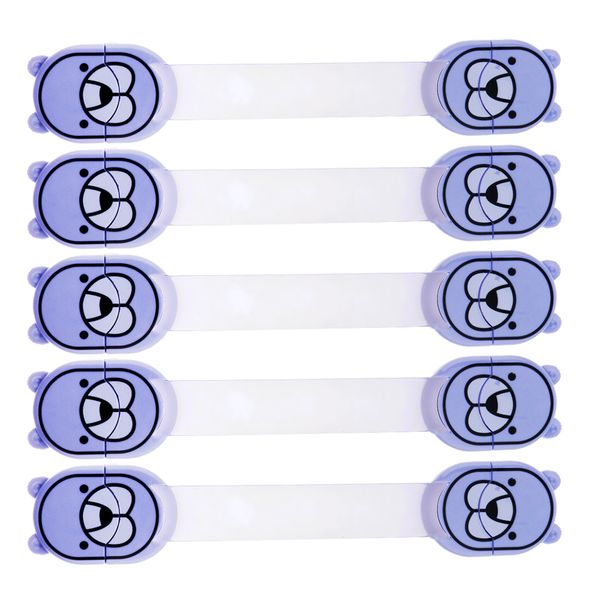 

5/10/15 pcs child baby cupboard cabinet safety locks proofing door drawer fridge kids