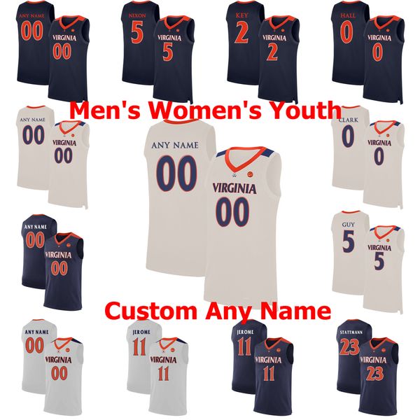 

ncaa вирджиния cavalier college basketball джерси остин katstra джерси ральф сэмпсон сэм хаузер барри parkhill кейси morsell пользовательски, Black