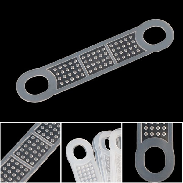 

20pcs silicone clothes hangers anti slip strip clothes rack pad windproof