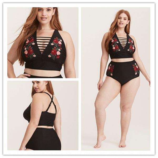 

2019 добавили жир большого размера купальник бикини купальник толстуха бикини, White;black