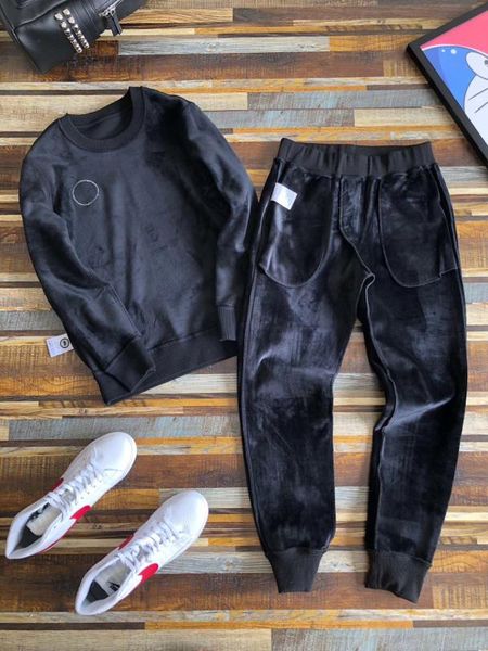 

canadian brand tracksuit autumn spring sporting suit sweatshirt 2 pieces sets 12724, Gray