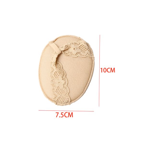 

1/2/5pairs women forefoot insoles invisible high heeled shoes/slip resistant half yard pads non slip t-shape cushion shoe pads, Black;white