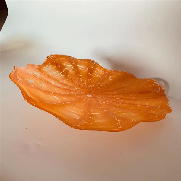 

hand blown glass plates for living room decor modern art deco custom glass wall lamps chihuly style glass wall art plates