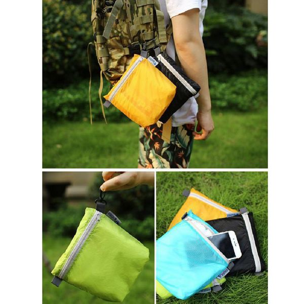 

nylon travel toiletry wash bag cosmetic makeup pouch zipper bag lightweight portable camping hiking backpacking climbing travel