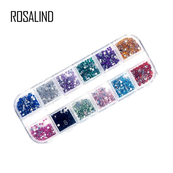 

rosalind 2mm 12 colors rhinestones nail decoration with colorful glitters for diy nail art beauty decoration, Silver;gold