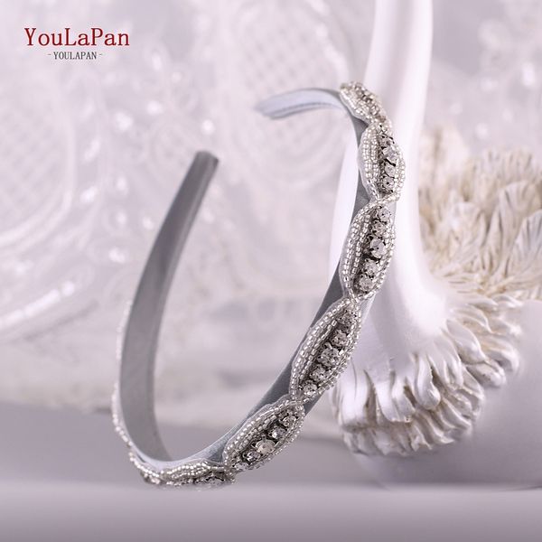 

youlapan s102-fg fashion luxury sparkly rhinestone headband bridal stone hairband women hair accessories baroque hair band