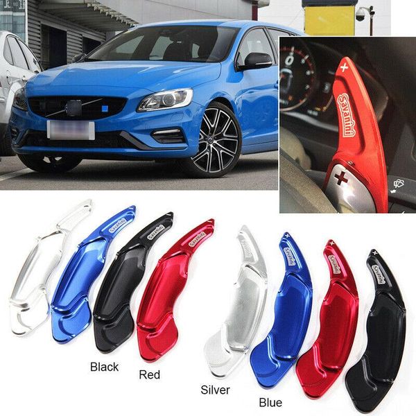 

for volov v60 2014-2017 steering wheel aluminum shift paddle shifter extension