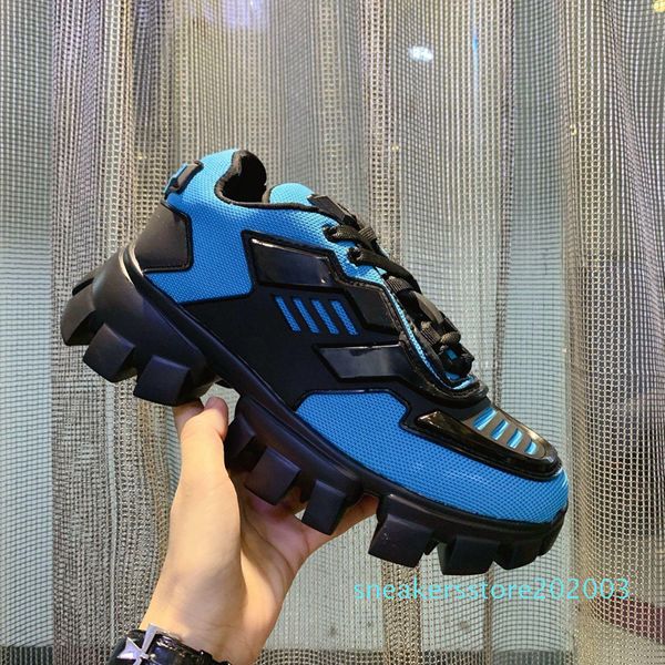 

h827 2019 luxury designer mens shoes men and women sports shoes thick-soled lace-up european and american star gym shoes s03, Black