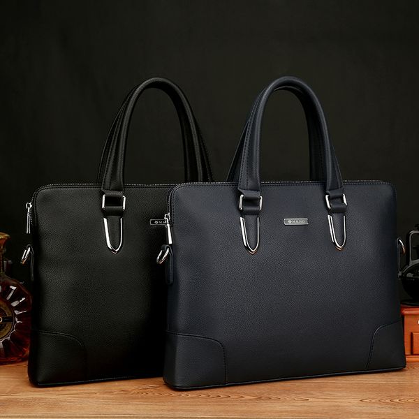 

new men's business brief casual handbag computer oblique cross men's bag