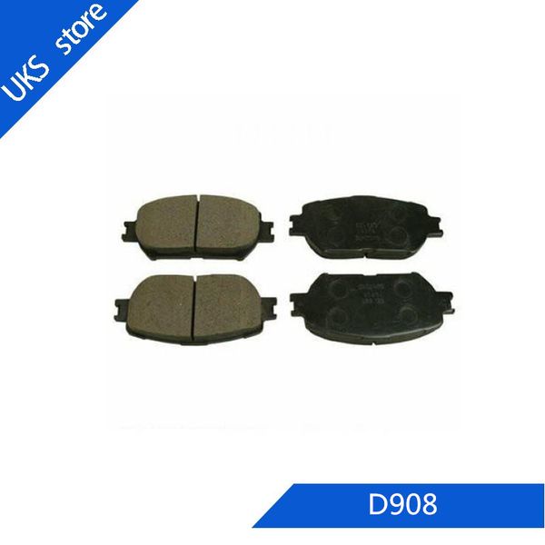 

4piece/set car brake pads front d908 for camry 4 cyl 2002-2006