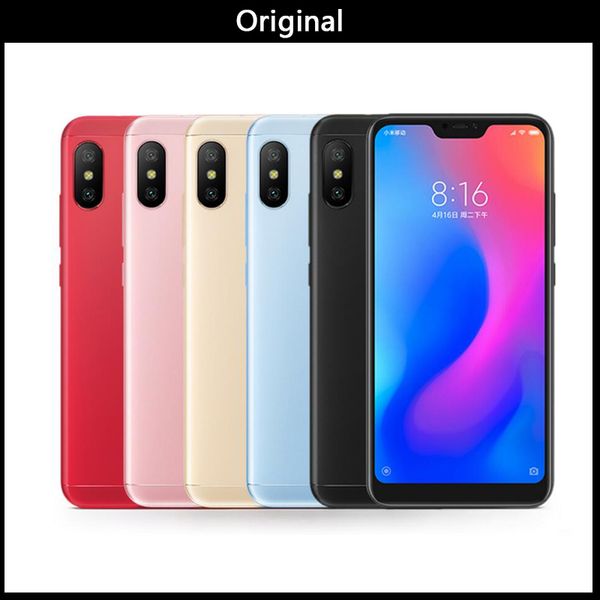 

Оригинал Xiaomi Redmi 6 Pro Мобильный телефон 4 ГБ оперативной памяти 32/64 ГБ ROM ROM Snapdragon 625 Oc