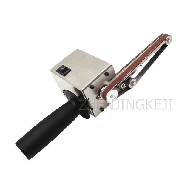 

handheld sanding belt machine stainless steel sander belt grinder polisher polishing tools mini sharpener woodworking equipment