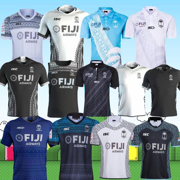

2020 fiji super league home rugby jersey garment 2019 2021 fiji football garment 2018 fiji home team rugby jersey fans top, Black