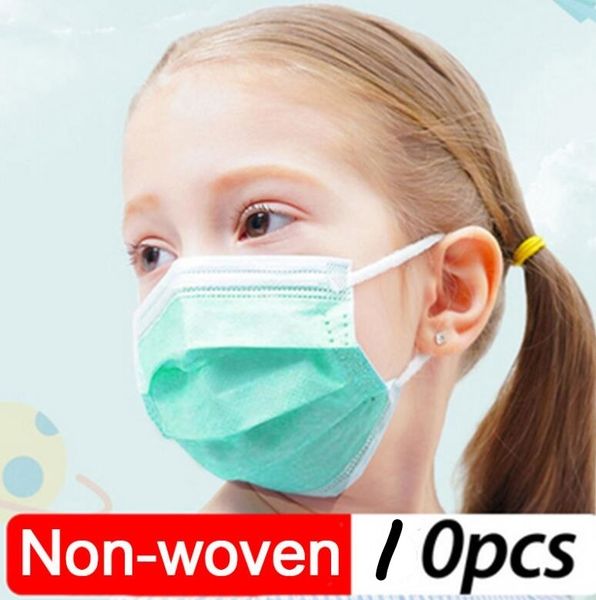 

10pcs face 3-ply antivirus anti-virus anti-dust anti dustproof smoke pollution child pm2.5 protective mask