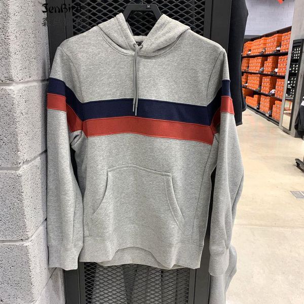 

sport brand designer mens women sweatshirt letter emborid hoodies pacthwork long sleeve drawstring pullover hiphop street casual b101167l, Black