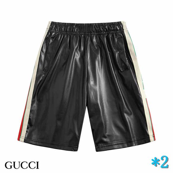 

летние мужские шорты с буквами модный бренд полосатый трек шорты свободные короткие брюки для мужчин jogges cothing оптом*2, Black