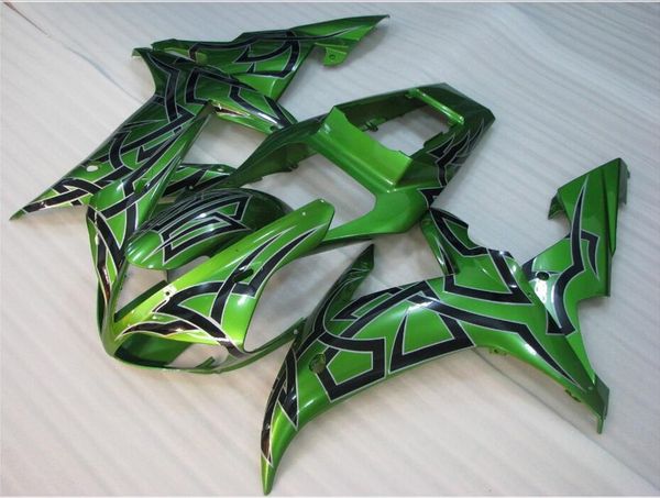 

новый abs мотоцикл кузов обтекатели комплект для yamaha yzf r1 2002 2003 yzfr1 02 03 yzf-r1 черный зеленый ницца