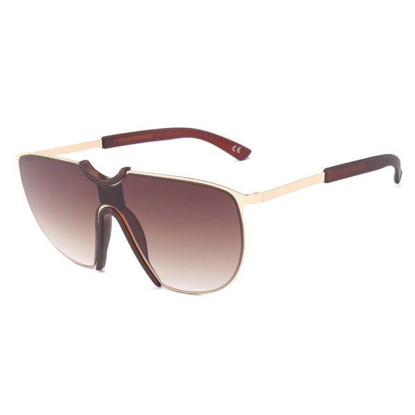 

luxury one piece sunglasses women brand designer sun glasses men accessories vintage lady eyewear shades oculos goggles 18412df, White;black