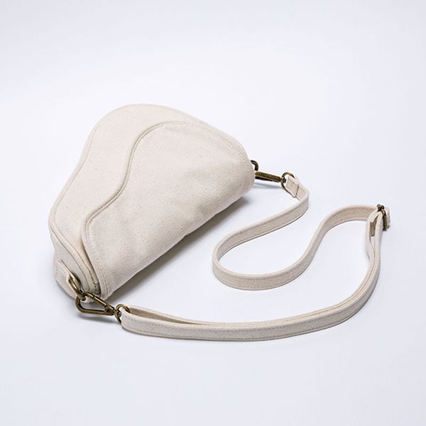 

cotton canvas handbags niche temperament messenger small handbags women simple fashion personality