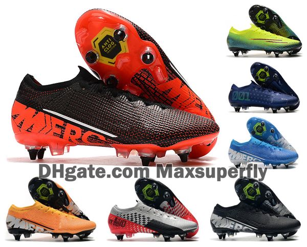

2020 mens mercurial vapors 13 xiii elite sg-pro ac cr7 mds 002 ronaldo njr neymar women boys soccer shoes football boots cleats us6.5-11