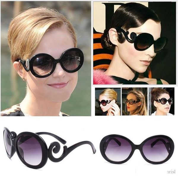 

высокое качество с большой звезды в tide brand подиумах барочные солнечные очки спрей облака крылья бабочки очки, White;black