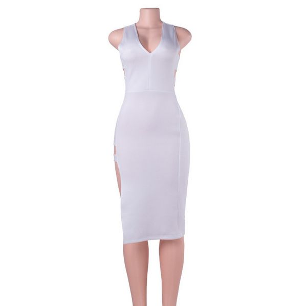 

v neck bandage women dress women dresses slim fit vestidos, Black;gray