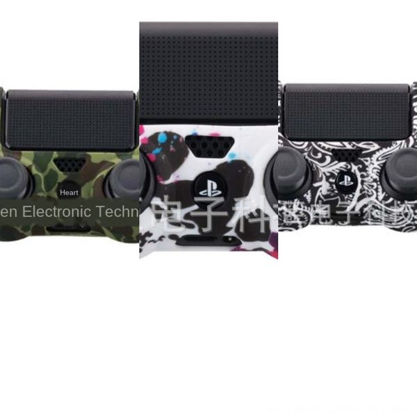 

qn83z popular camo camouflage silicone rubber protective controller for case ship slim pro gamepad protector sleeve skin cover fast ps4