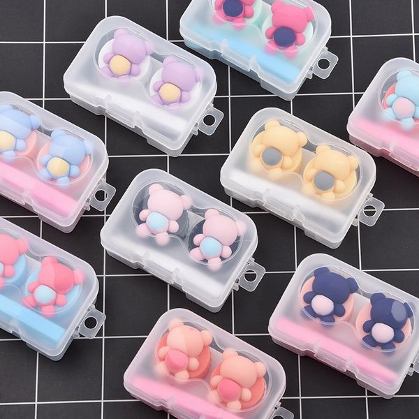 

pp small bear invisible matching contact pp small bear invisible matching box diy doll diy glasses doll glasses contact box