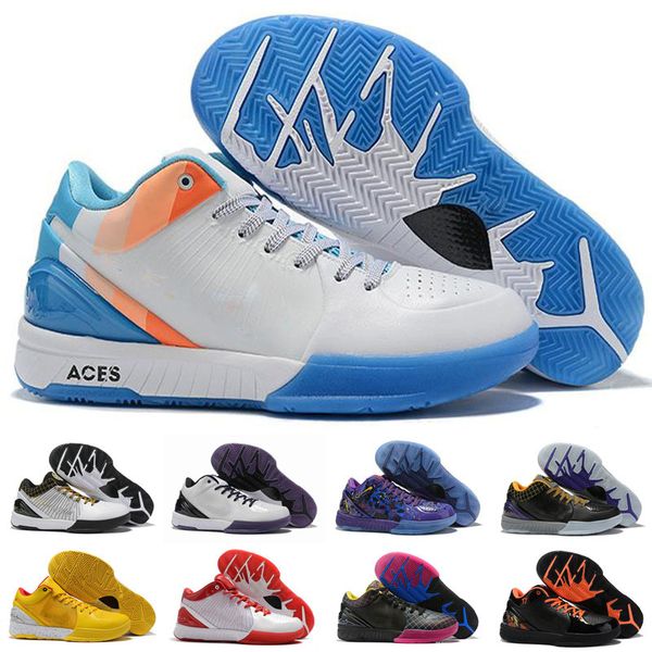 

zoom spurs iv 4 protro black mamba basketball shoes wizenard hornets carpe diem del sol zk4 4s sports trainers mens sneakers